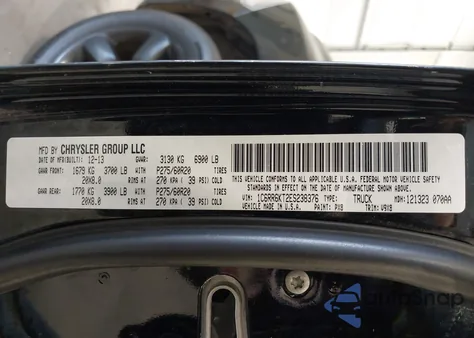 2014 Ram 1500 Express z USA, uszkodzony, nr VIN 1C6RR6KT2ES238376